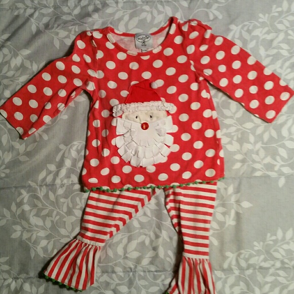 Mud Pie Other - Mud Pie Baby Christmas Outfit
